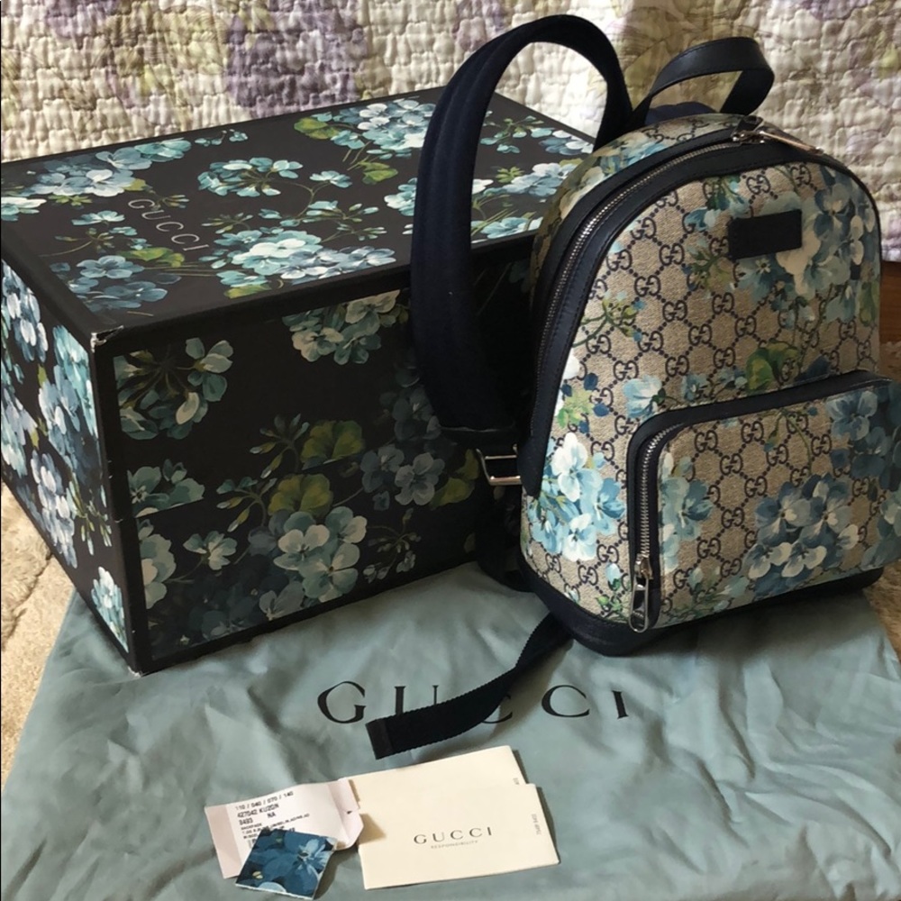 Gucci blooms back pack small
